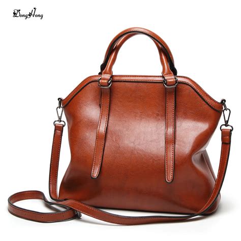 luxury leather handbags.